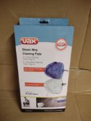 Vax steam mop cleaning pads RRP £10 Grade A.