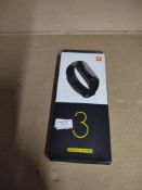 Miband 3 Fitness watch RRP £27 Grade U.