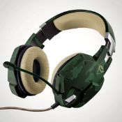 (P2) 4x Trust Gaming GXT Carus Multi Platform Gaming Headset. (2x Jungle Camo). (Units Have Return