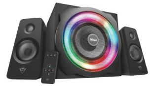 (P1) 1x Trust GXT 629 Tytan Console Illuminated Speaker RRP £130. (Unit Has Return To Manufacturer