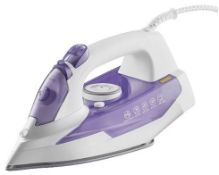 (13a) 2x Items. 1x GH 2400w Iron (White/Purple) RRP £15. 1x Beldray 2-In-1 Cordless Steam Iron 3500
