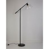 (11G) 1x GH Glass Dome Floor Lamp. (Appears As New)