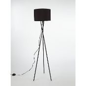 (11B) 2x GH Floor Tripod Lamp Grey