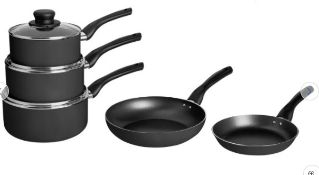 (P) 1x GH Aluminium 5 Piece Pan Set RRP £30.