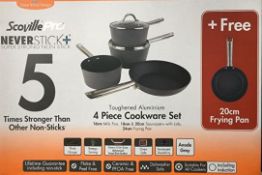 (P) 1x Scoville Pro Never Stick 5 Piece Cookware Set RRP £75.99.