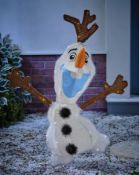 (11i) 3x Items. 2x GH Battery Operated Indoor/Outdoor Light Up Olaf (1x No Box) RRP £35 Each. 1x GH
