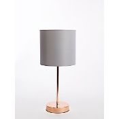(11E) 6x Items. 4x Gold Stick Lamp. 1x Globe Battery Light. 1x LED Mirror Light Round. (All Units A