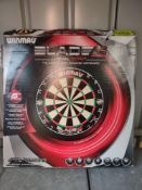 Winmau Blade 5 dual core dartboard. RRP £50. Grade U.