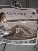 Dreamland relaxwell 120x160 grey throw RRP £70 Grace U.