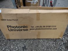 Photonic universe 100w solar panel RRP £100 Grade U.
