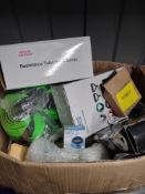 Box of assorted sports goods Apx RRP £150 Grade U.