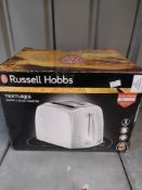 Russell Hobbs Textures 2 slice toaster RRP £21.99 Grade U.