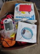 Large box of assorted sport and pet products Apx RRP £200 Grade U.