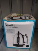 Dualit 1.5L Lite jug kettle black RRP £85 Grade U.