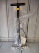 Challenge bike track pump. RRP £12.99 Grade U.