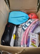 Assorted joblot of sports/fitness items Approx. RRP £150. Grade U.