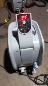 (Mz) 1x Bestway Spa Pump Model S100102. Heating: 2050W. Heating & Bubble: 1850W. Unit Powers On.