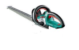(3H) 6x Items. 2x Bosch AHS 50-20 LI Cordless Hedge Trimmer (No Batteries Or Chargers). 1x Qualcast