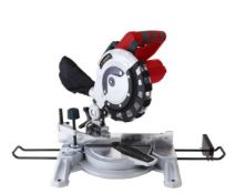 (4P) 3x Items. 1x Sovereign 1450W Mitre Saw RRP £65. 1x Sovereign 1400W Wet & Dry Vacuum Cleaner 12