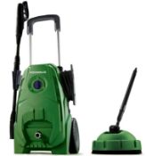 (3A) 1x Power Base 1850W Green Electric Pressure Washer RRP £119.