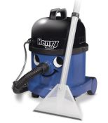 (5H) 3x Items. 1x Henry Wash. 1x Daewoo Tornado Pet 700W Cyclonic Vacuum. 1x Beldray Cordles Window