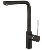 (6I) 2x Items. 1x Flori Black Kitchen Mixer Tap RRP £115. 1x Mondella Maestro Classic Style Chrome