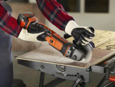 (3B) 2x Black & Decker Items. 1x 18V Lithium Ion 2.0AH Cordless Angle Grinder (With 1x Battery & 1x