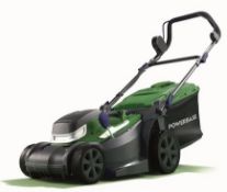 (6O) 2x Powerbase Items. 1x 34cm 40V Cordless Lawn Mower RRP £169 (With Battery & Charger). 1x 41cm