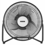 (2M) 9x Items. Mixed Heating / Cooling Lot. To Include 1x Stylec 9 Inch Chrome Fan Table Fan Black