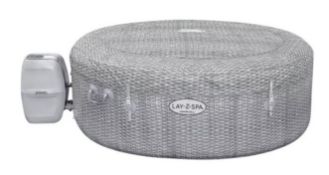 (Mz) 1x Lay-Z-Spa Honolulu RRP £600, Unit Powers On & Inflates. Lot Comes With Air Tube & Cover. (N