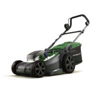 (2P) 3x Items. 1x Powerbase 37cm 40V Cordless Lawnmower RRP £199. (Contents Appear Clean, As New –