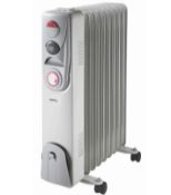 (5H) 7x Heating / Cooling Items. 1x Mistral 11 Fin Oil Filled Radiator 2500W. 2x Stylec Convection
