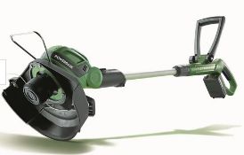 (1B) 3x Powerbase Items. 1x 51cm 20V Cordless Hedge Trimmer RRP £49.99 (With 1x Battery & 1x Charge