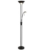 (3B) 6x Lighting Items. 2x TLC Black Father & Child Floor Lamp RRP £75. 1x Verve Design Yarra LED