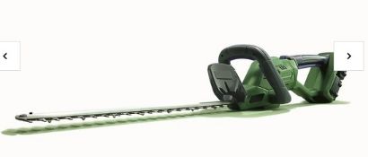 (6M) 2x Powerbase 52cm 40V Cordless Hedge Trimmer RRP £19 Each. (Both Units With Battery & Charger)
