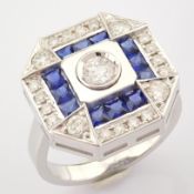 IDL Certificated 14K White Gold Diamond Ring (Total 1.15 Ct. Stone)