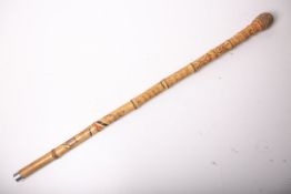 Beschnitzter Reservistenstock der