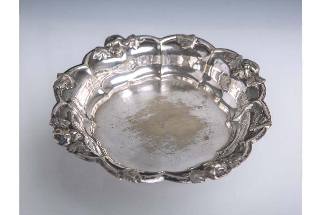 Kl. Schale, Metall versilbert