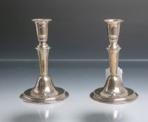 Zwei Kerzenhalter 925 Silber (wohl 19./20. Jh.)