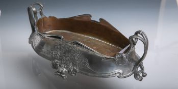 Jardiniere aus Zinn  (Frankreich, Jugendstil, um 1900)