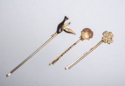 Konvolut von 3 Haarklammern