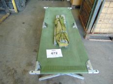 2X MOD ISSUE LIGHWEIGHT CAMP BEDS SERVICEABLE CONDITION.