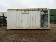 20 ft NEC Digital Transmitter Container Unit c/w Toshiba A/C Units Etc.