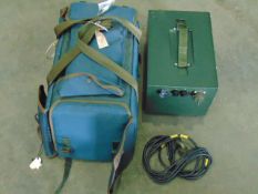 FISHER RADIAC DOSIMETER READER UNISSUED C/W CASE AND LEADS