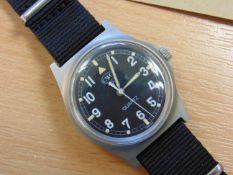 Unissued Extremely Rare CWC 0552 Royal Marines (Fat Boy/Fat Case) quartz wrist watch