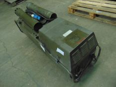 Dantherm Vam 15 portable workshop/building heater 240 volt c/w accessories ONLY 122 HOURS!