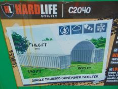 Container Shelter 20'W x 40'L x 6'6