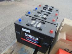 4 x Shield 655 Performance HD Heavy Duty 12V Batteries