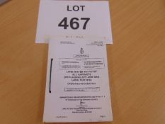 VERY RARE Land Rover 90/110/127 ALL VARIANTS (EXCLUDING APV AND SAS LAND ROVERS) OPERATORS MANUAL