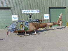 GAZELLE AH I TAIL No XZ 322 AS SHOWN FROM UK MINISTRY OF DEFENCE